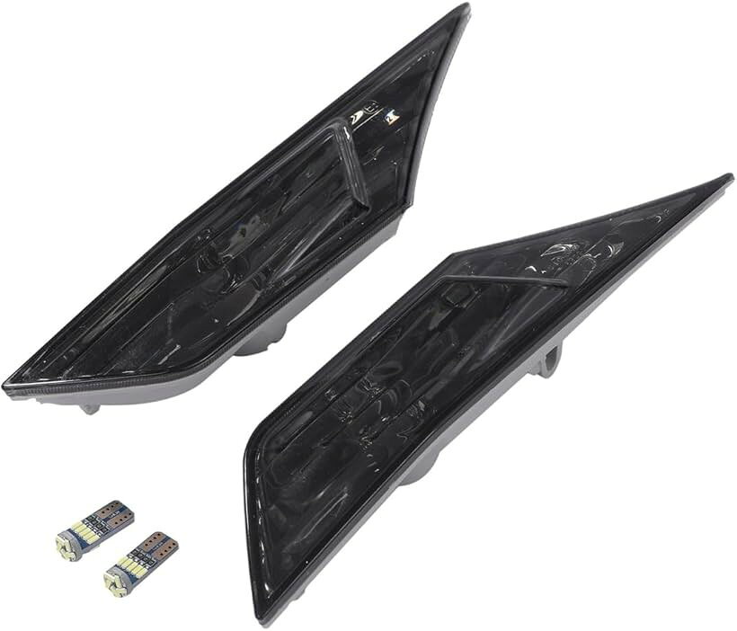 Rakuten - ホンダ 用 サイドマーカー ウインカー ライト ランプ 左右セット シビック ハッチバック セダン US仕様 FK7 FK8 FC1 CIVIC タイプR カスタム パーツ 汎用 社外品 スモークレンズ (スモークレンズ)