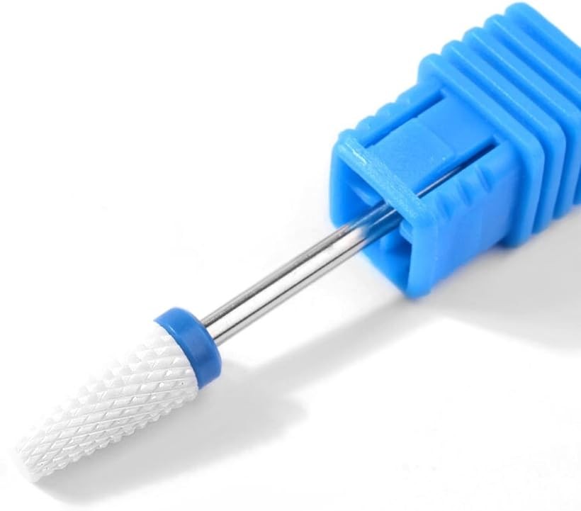 Other - ネイルビット セラミック ネイルマシン 電動ネイルドリルビット (白, TC22)
