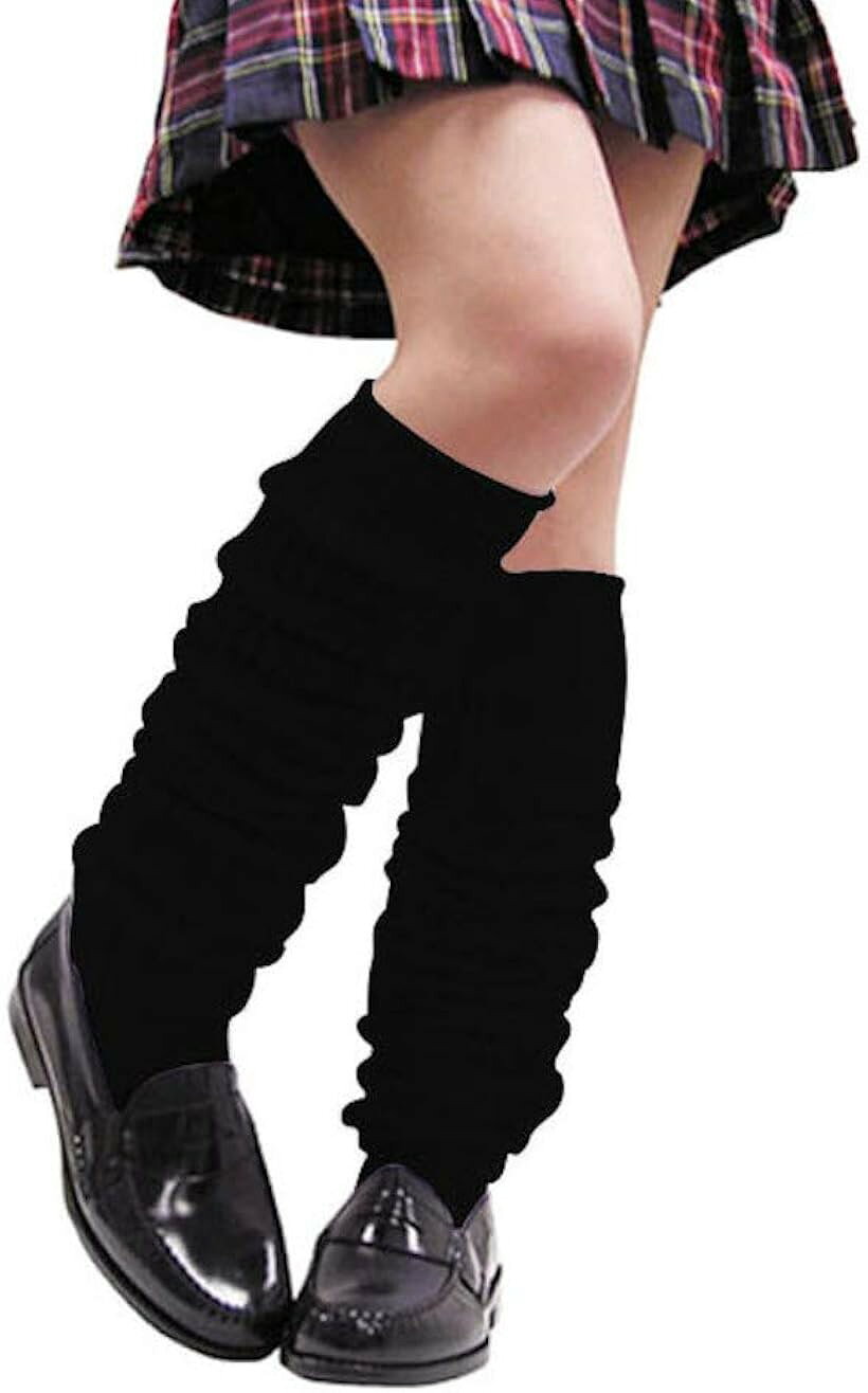 定番 ルーズ ソックス スーパールーズ フリーサイズ 黒/180cm (黒/180cm, Free Size)