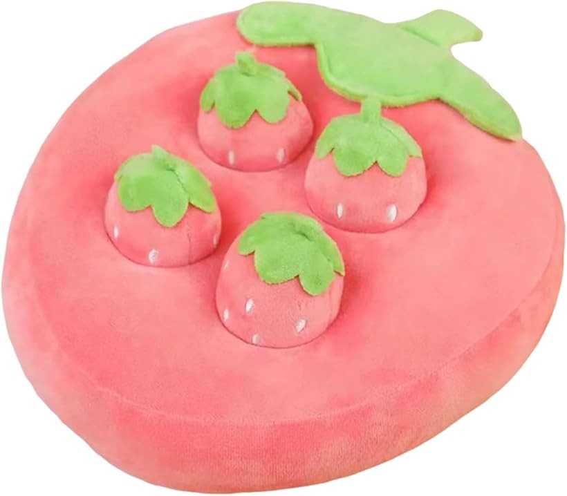 ペット おもちゃ うさぎ 犬 にんじん 噛む おやつ隠し エサ入れ ストレス発散 ノーズワーク (いちご)