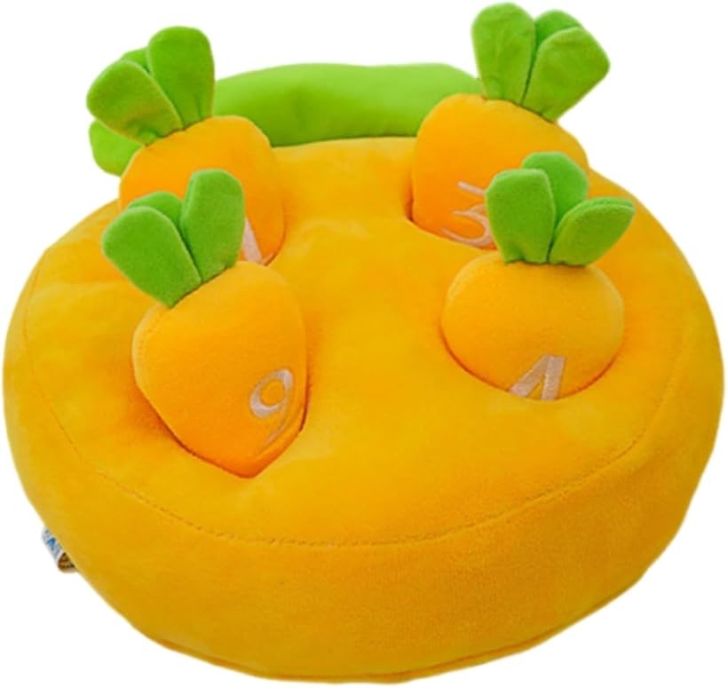 ペット おもちゃ うさぎ 犬 にんじん 噛む おやつ隠し エサ入れ ストレス発散 ノーズワーク (ニンジン)