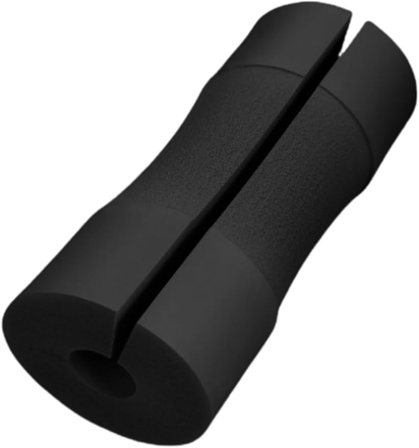 オフィスチェア ヘッドレスト ネックサポート 後付け クッション 汎用 (ブラック, 9x21cm)（楽天・エムラインストア）