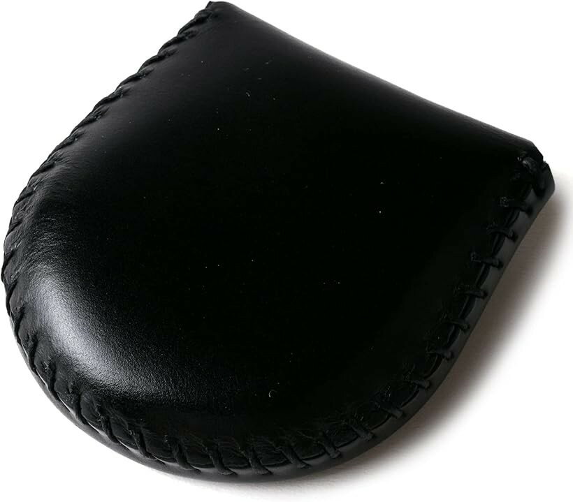 Other - コインケース 小銭入れ 使いやすい 本皮 コンパクト プレゼント (ブラック, Medium)