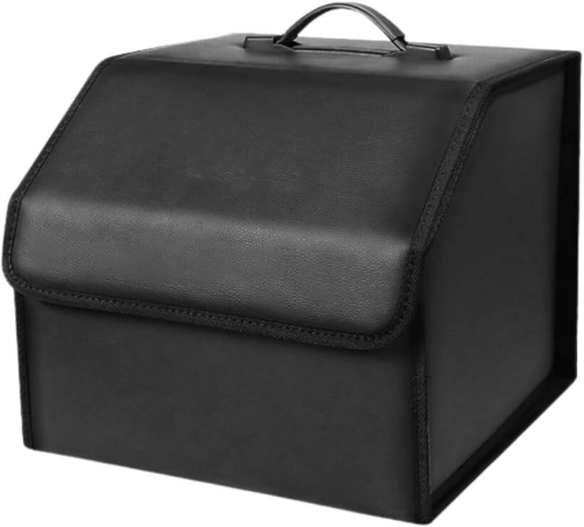 Rakuten - 車 収納ボックス トランクボックス 蓋・ハンドル付き 折り畳み (S 33x32x30cm)