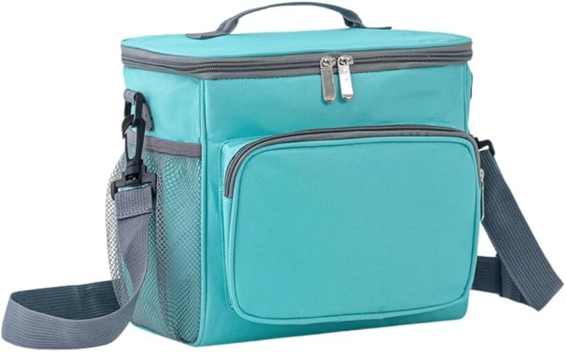 Rakuten - クーラーボックス 小型 クーラーバッグ ソフトクーラー 保冷 持ち運び 10L (ブルー)