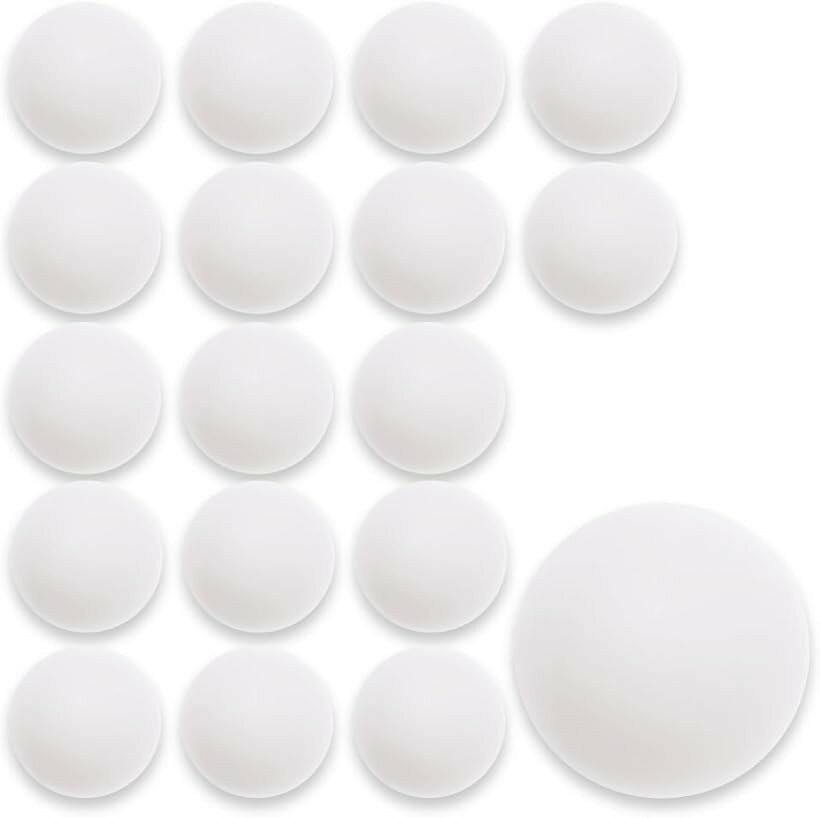 樂天商城 - アウプル 大きい ピンポン玉 55mm おもしろおもちゃ 卓球 (白18個, 直径5.5cm)