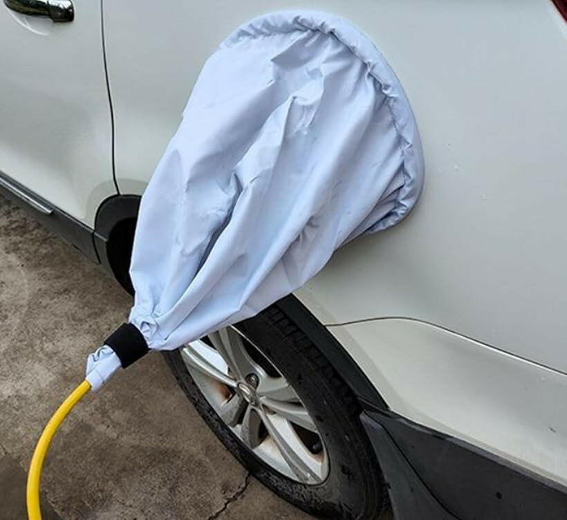 電気自動車充電ポート防水カバー EV充電器ポートカバー EV車用充電 コネクタ 防水...