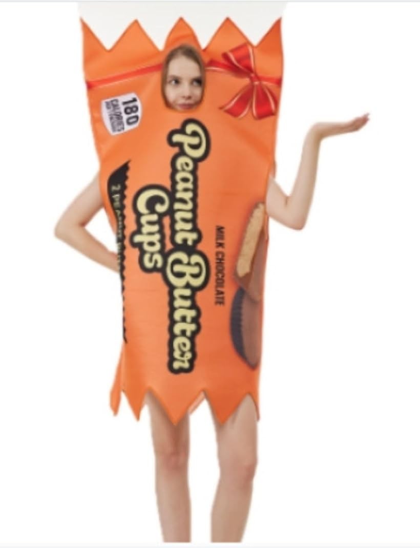 おもしろ コスチューム コスプレ 面白い お菓子 衣装 ハロウィン 仮装 忘年会 新年会 文化祭 イベント ピーナッツバター (ピーナッツバター)