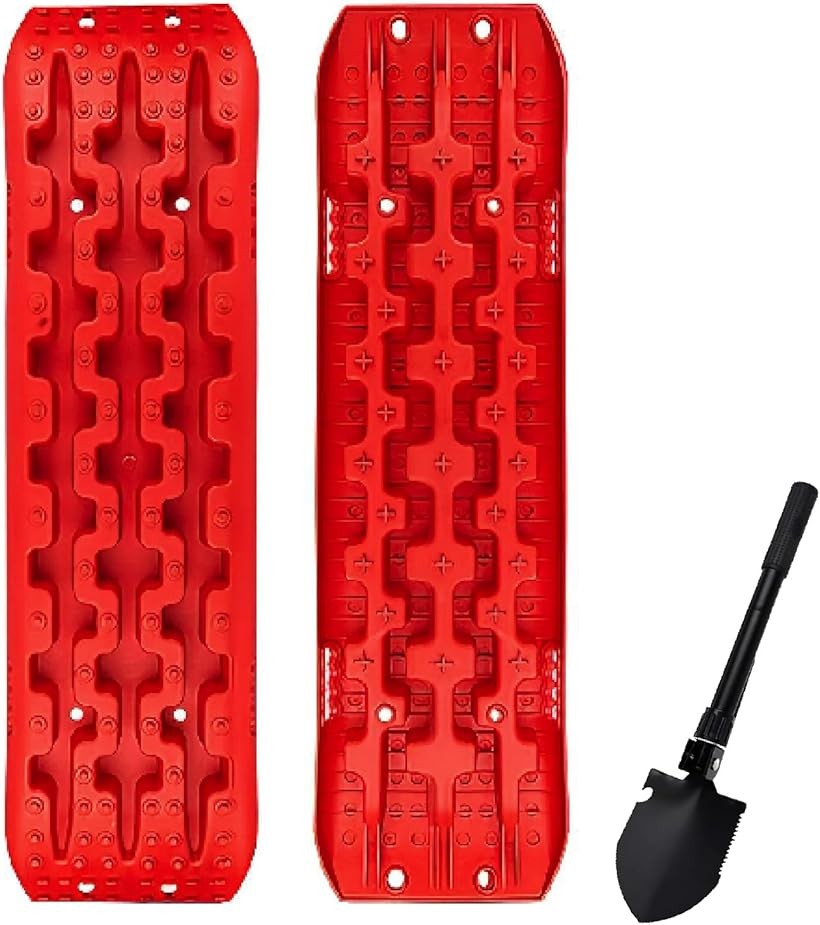 バリエーションコード : 2b9xhhqnwl商品コード2b9xh55j49商品名スタックラダー レスキューボード 車 スタック オフロード 砂 雪 脱出 レッドブランドZERONOWAカラーレッド※ 他ネットショップでも併売しているため、ご注文後に在庫切れとなる場合があります。予めご了承ください。※ 品薄または希少等の理由により、参考価格よりも高い価格で販売されている場合があります。ご注文の際には必ず販売価格をご確認ください。※ 沖縄県、離島または一部地域の場合、別途送料の負担をお願いする場合があります。予めご了承ください。※ お使いのモニタにより写真の色が実際の商品の色と異なる場合や、イメージに差異が生じることがあります。予めご了承ください。※ 商品の詳細（カラー・数量・サイズ 等）については、ページ内の商品説明をご確認のうえ、ご注文ください。※ モバイル版・スマホ版ページでは、お使いの端末によっては一部の情報が表示されないことがあります。すべての記載情報をご確認するには、PC版ページをご覧ください。商品ページをご覧頂き、誠にありがとうございます。雪道の必需品。埋まってしまった時、タイヤに差し込んで使うスタックラダー、スノーヘルパー、2枚組です。砂道、泥道等、オフロードでも使えるスタックラダー。車に積んでおくと、いざという時安心。耐荷重10トンまで。さらに軽量で持ち運びもかんたん、扱いやすいポリエチレン製のスタックラダーです。凹凸や溝が全面についており、タイヤのグリップ力を生かします。車に一つあると心強い、小型のスチール製スコップもセットでお届け。先がとがった剣型タイプなので、凍った道や硬い土を掘り起こすのにも便利です。スタックラダー2枚と、スチール製のスコップをセットでお届けします。スタックラダーのカラーは、赤もしくは黒、お好きなカラーをお選びください。「サイズ」スタックラダー：約105cmx28cm、高さ約5cm、スコップ：全体の長さ約40cm、幅約10cm ＊多少の誤差はご了承ください。「カラー」レッド「素材」　スタックラダー：ポリプロピレン、スコップ：スチール　「商品重量」 スタッグラダー：1枚約2.1キロ　スコップ：約350g 「内容」 スタッグラダー2枚、スコップ1個＊取扱説明書は付属しておりません。