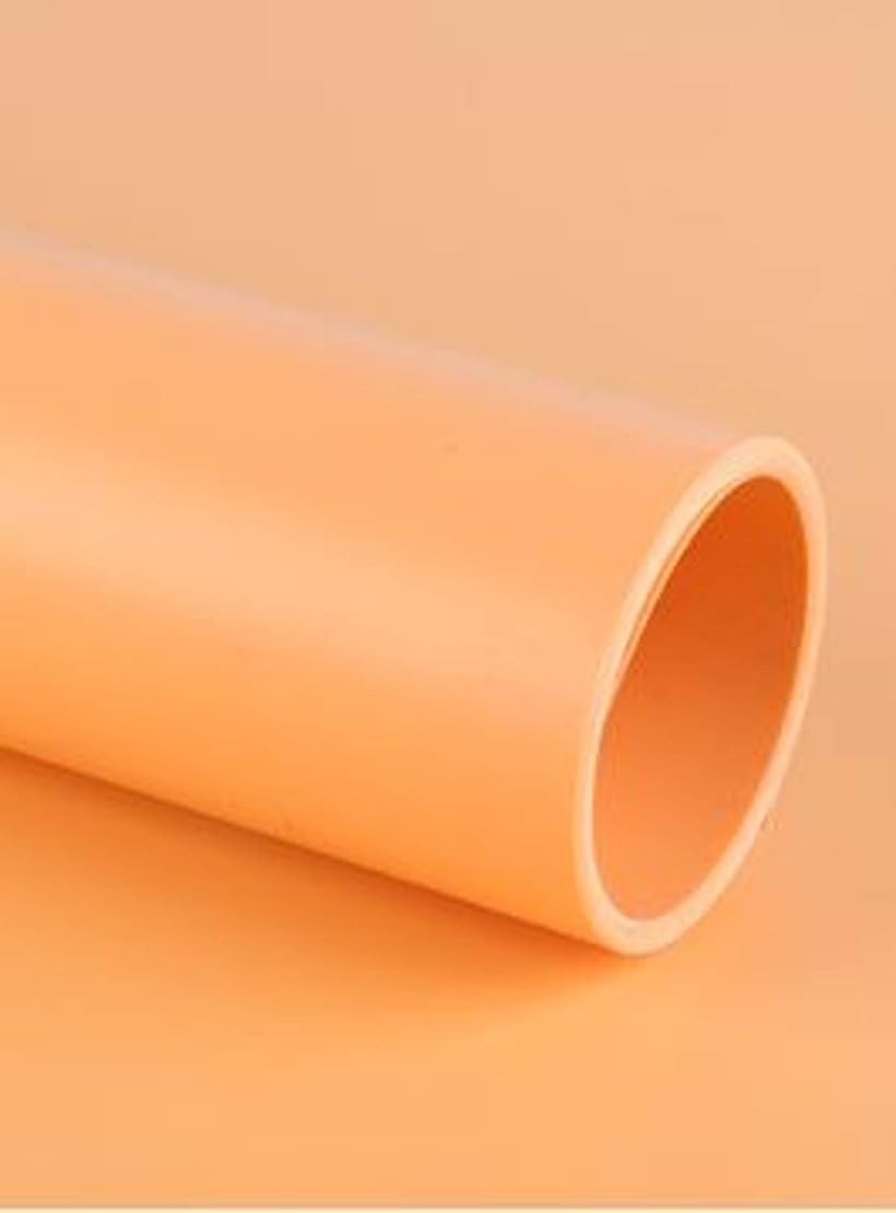 PVC 背景布 背景紙 商品撮影 小物 写真 つや消し (オレンジ)