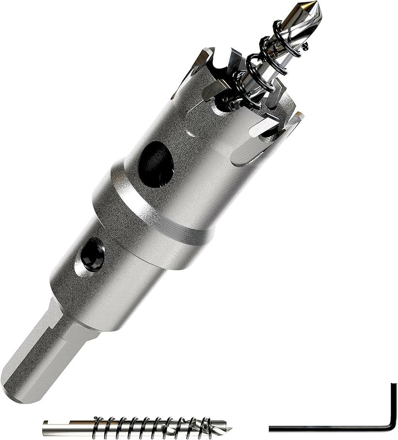 バリエーションコード : 2b6kv0hd28商品コード2b8xdhdd80商品名互換品現役電気工事士・大工推薦＆監修超硬 ステンレス ホールソー 穴あけ 電動ドリル ホルソー ホールカッターブランドShopXJサイズ等20mm優れた切れ味と耐摩耗性を持った超硬チップを使用。 バイメタルホルソー より強力なロングホールカッターです。「使用時の注意点」潤滑油をご利用ください。「セット内容」本体1個・センタードリル2本・六角レンチ1本「用途」プロの方から日曜大工、DIY初心者まで広い用途におすすめです。「使用用途」電動ドリル、ボール盤に使用可能。センタードリル・六角レンチ付き（センタードリルはシンニング加工によりポンチングが不要です。）「六角軸ではありません」インパクトドライバーの使用を検討の方は別途互換用のドリルチャックが必要です。「被削材」ステンレス板 (10mm以下)、金属、鋼板、鉄 板 用、アルミ 等 合金板、木材、外壁、（エアコン・換気扇の取付け等）、キッチン周り、アクリル、発泡スチロール、薄いモルタル、薄いコンクリート パネル ボード、人口大理石など ＊U字側溝等の二次製品にはお使いいただけません。＊錆防止のため油が付着しております。※ 他ネットショップでも併売しているため、ご注文後に在庫切れとなる場合があります。予めご了承ください。※ 品薄または希少等の理由により、参考価格よりも高い価格で販売されている場合があります。ご注文の際には必ず販売価格をご確認ください。※ 沖縄県、離島または一部地域の場合、別途送料の負担をお願いする場合があります。予めご了承ください。※ お使いのモニタにより写真の色が実際の商品の色と異なる場合や、イメージに差異が生じることがあります。予めご了承ください。※ 商品の詳細（カラー・数量・サイズ 等）については、ページ内の商品説明をご確認のうえ、ご注文ください。※ モバイル版・スマホ版ページでは、お使いの端末によっては一部の情報が表示されないことがあります。すべての記載情報をご確認するには、PC版ページをご覧ください。