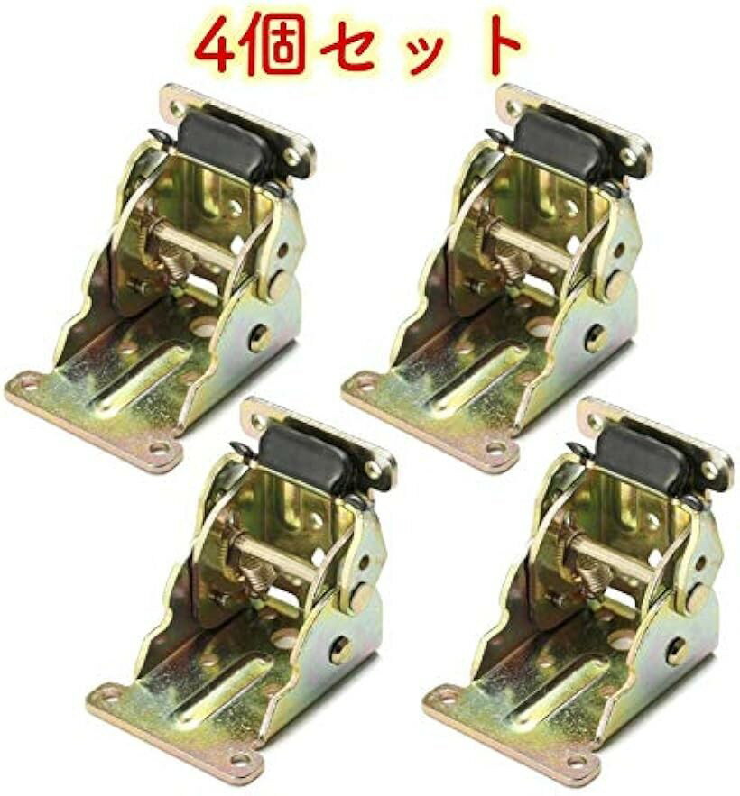 折れ 脚 金具 折りたたみ テーブル用 DIY 4 個 セット