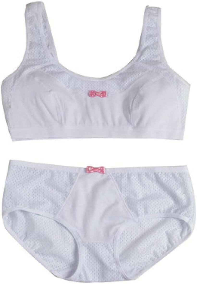 A90 XXL ノンワイヤー メッシュ仕様 ブラジャー ショーツ セット スポブラ TOKYO G...