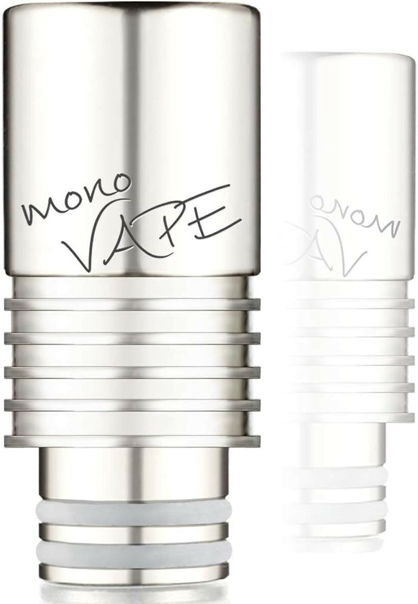 ドリップチップ マウスピース 510規格 drip tip スピットバック 防止 アトマイザー バルカンホール mv013 SIL (SIL)