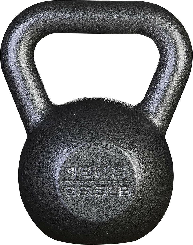 ケトルベル 12kg 一体型鋳鉄 ジムや自宅に最適 (12kg)