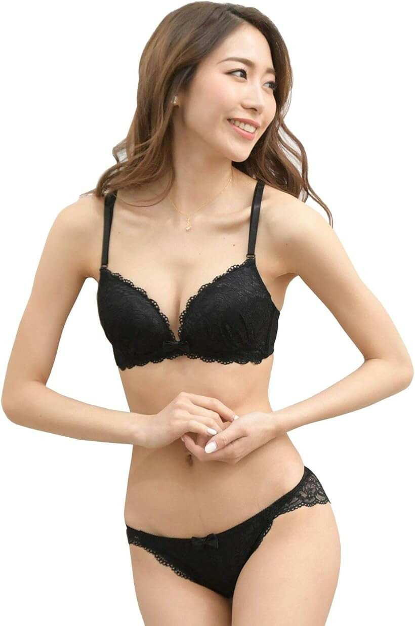 レディース ブラジャー ショーツ 勝負 下着 上下 セット ノンワイヤー 女性 レース...