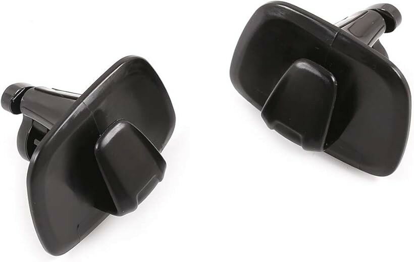 カーアクセサリー ABSプラスチック 車のインテリア ルーフフック 装飾カバー ボルボV90 S90 XC40 XC60 XC90 2015-2020 黒 (黒)
