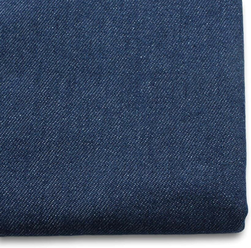 Craft - 選べる4色 デニム 生地 レギュラーオンス ジーンズ 手芸 布 約1m 幅約160cm 裁断済み (ネイビー)