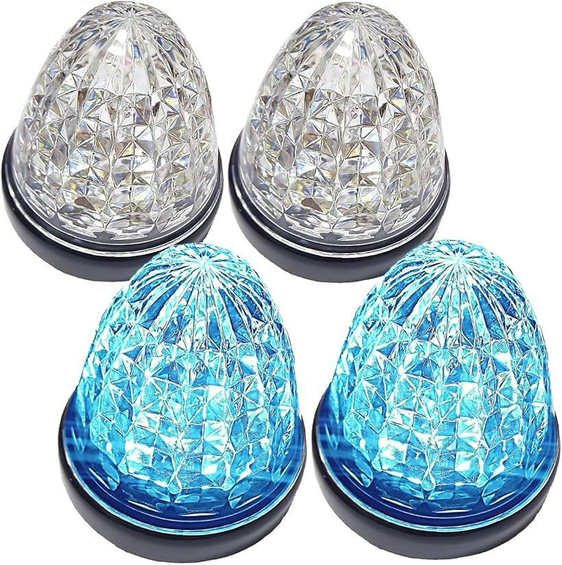 互換品 カスタマイズ 24V トラック用 LED マーカーランプ サイド クリスタルカット...