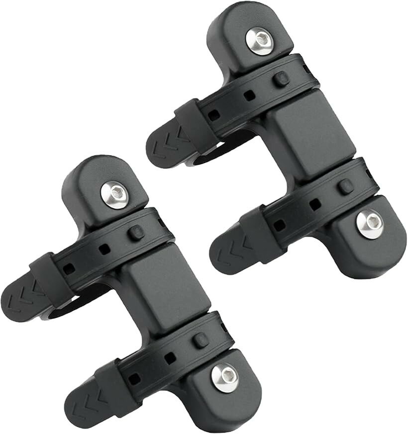 Other - ボトルケージアダプター 自転車 ドリンク ホルダー 台座 ネジ フレーム 後付け (ブラック, 2個入)