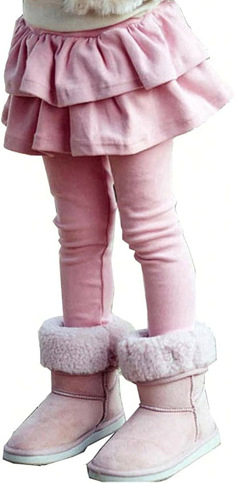 Spats - アスペルシオ スカート付き レギンス 子供服 ガールズ キッズ 女の子 スパッツ スカッツ 160 ピンク (ベビーピンク, 160)