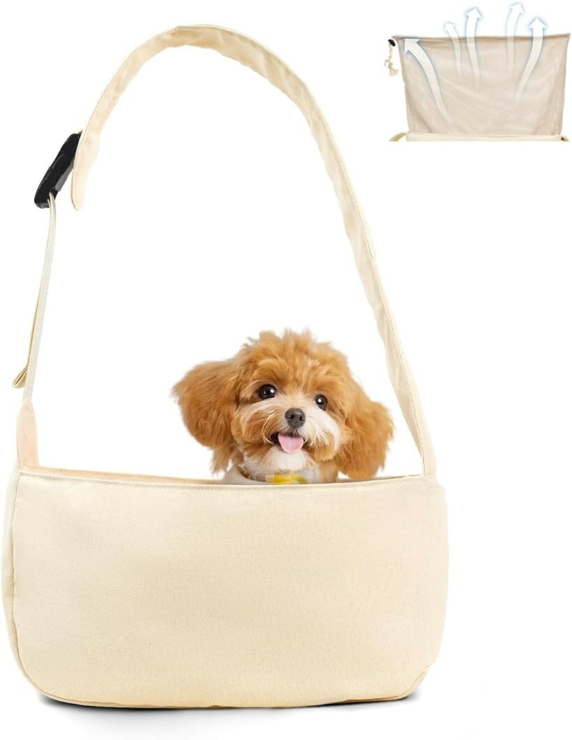 バリエーションコード : 2bujfqw2g4商品コード2bu2g01x2q商品名小型犬や猫用ドッグスリングキャリー 軽量で折りたみ式ペット旅行バッグ 調節可能なストラップ付き サイドポケット メッシュブランドONECUTEカラーベージューサイズ等40cm L x 15cm W x 22cm360°通気性のあるメッシュデザイン：全体メッシュウインドウでペットが自由に呼吸できるようにし、同時にあなたも簡単に確認できる。風景のハイクや街中散歩で、視界を楽しむ場面で最適しています。大型サイドポケット：手が早いポケットで鍵、おやつみ、またはうんちょん袋を保管 - 公園访问中やコーヒー時間でバックパックを掘る必要がなくなります内蔵式安全クリップ：安全なDリングがペットの首輪に接続（16kgまでのペット用）、混雑な交差点や動物病院の待合室で脱走を止める硬質な底面サポート：柔らかで丈夫な底面が長距離歩行中関節を保護し、年配りペットや冒険な子犬が道を探索するのに最適していますスペース節約折たみ式デザイン：平面に折りたみ、クローゼットや車席の下に保管 - 公寓生活や突然のロードトリップに最適しています※ 他ネットショップでも併売しているため、ご注文後に在庫切れとなる場合があります。予めご了承ください。※ 品薄または希少等の理由により、参考価格よりも高い価格で販売されている場合があります。ご注文の際には必ず販売価格をご確認ください。※ 沖縄県、離島または一部地域の場合、別途送料の負担をお願いする場合があります。予めご了承ください。※ お使いのモニタにより写真の色が実際の商品の色と異なる場合や、イメージに差異が生じることがあります。予めご了承ください。※ 商品の詳細（カラー・数量・サイズ 等）については、ページ内の商品説明をご確認のうえ、ご注文ください。※ モバイル版・スマホ版ページでは、お使いの端末によっては一部の情報が表示されないことがあります。すべての記載情報をご確認するには、PC版ページをご覧ください。これは私たちの最新のペットキャリーです。体重が7kg以下の小型ペット、例えば犬、猫、ウサギ、その他の小型動物に最適です。高品質の綿素材を使用して、ペットの快適さと通気性を提供しています。新商品特有の臭いが少しあるかもしれませんが、良好な換気があればすぐに消えます。私たちの製品がペットや人間に何の影響も与えないことをご安心ください。また、製品には折りたみ可能な底面デザインが特徴で、使用しない時は折りたみ、スペースを節約できます。