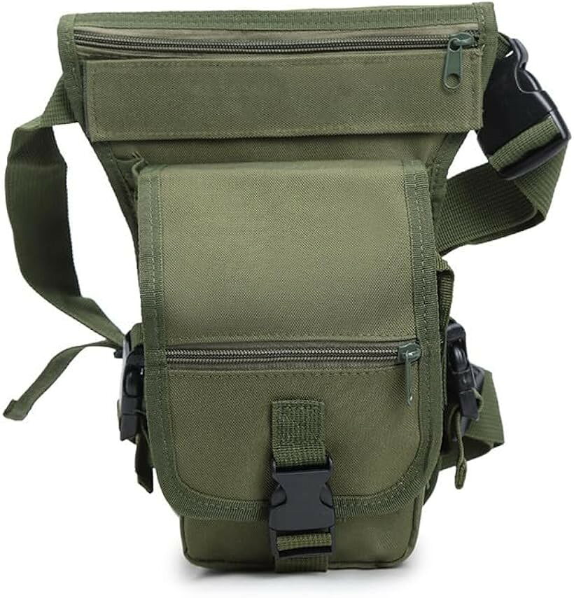 サバゲー レッグバッグ レッグポーチ タクティカル 軍用 ミリタリー 登山用 アウトドア 防水 (OD)