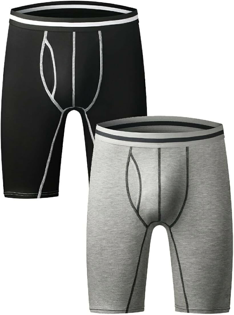 バリエーションコード : 2bjk58dpcd商品コード2bjk54qu6d商品名ロングボクサー パンツ メンズ 2枚セット 前開き 5分丈 フィット 快適 インナー 下着 肌着 着心地 肌触り 通気性 吸汗速乾 ストレッチブランドY's factoryカラーブラック/グレーサイズ等L「通気性」通気性のある素材で常にドライに保ってくれるため、蒸れにくく、快適な穿き心地をキープ。「機能性」伸縮性が高く、ウエストを締め付けにくいのもポイント大。肌にやさしく、締め付け感なく着用可能。また、長さが太ももの中間くらいまでカバーするため、肌と肌が直接触れ合うのを防ぎ、摩擦による不快感や肌の刺激を軽減します。これにより、長時間着用しても快適です。特に運動時の摩擦や不快感を軽減します。「体温調節」温度調節機能を持つ素材で作られている場合があり、暑い時期には涼しく、寒い時期には暖かく保つことができます。「多用途性」運動時はもちろん、日常生活やリラックス時にも適しており、様々なシチュエーションで快適に過ごせます。ソリッドカラーのため、色落ちしにくいため、お手入れ簡単。洗濯機でまとめて洗えるのでとても便利です。＜サイズ＞M：ウエスト33、ピップ40、股下40 / L：ウエスト35、ピップ42、股下41 / LL：ウエスト37、ピップ44、股下42 / 3L：ウエスト39、ピップ46、股下43 / 4L：ウエスト41、ピップ48、股下44　＜材質＞ コットン※ 他ネットショップでも併売しているため、ご注文後に在庫切れとなる場合があります。予めご了承ください。※ 品薄または希少等の理由により、参考価格よりも高い価格で販売されている場合があります。ご注文の際には必ず販売価格をご確認ください。※ 沖縄県、離島または一部地域の場合、別途送料の負担をお願いする場合があります。予めご了承ください。※ お使いのモニタにより写真の色が実際の商品の色と異なる場合や、イメージに差異が生じることがあります。予めご了承ください。※ 商品の詳細（カラー・数量・サイズ 等）については、ページ内の商品説明をご確認のうえ、ご注文ください。※ モバイル版・スマホ版ページでは、お使いの端末によっては一部の情報が表示されないことがあります。すべての記載情報をご確認するには、PC版ページをご覧ください。