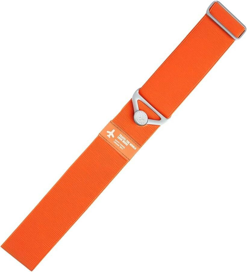 スーツケースベルト キャリーケース ストッパー 後付け スーツケースバンド 金属留め具 荷物 固定ベルト 海外旅行 固定バンド 便利グッズ (オレンジ, S（150cm）)
