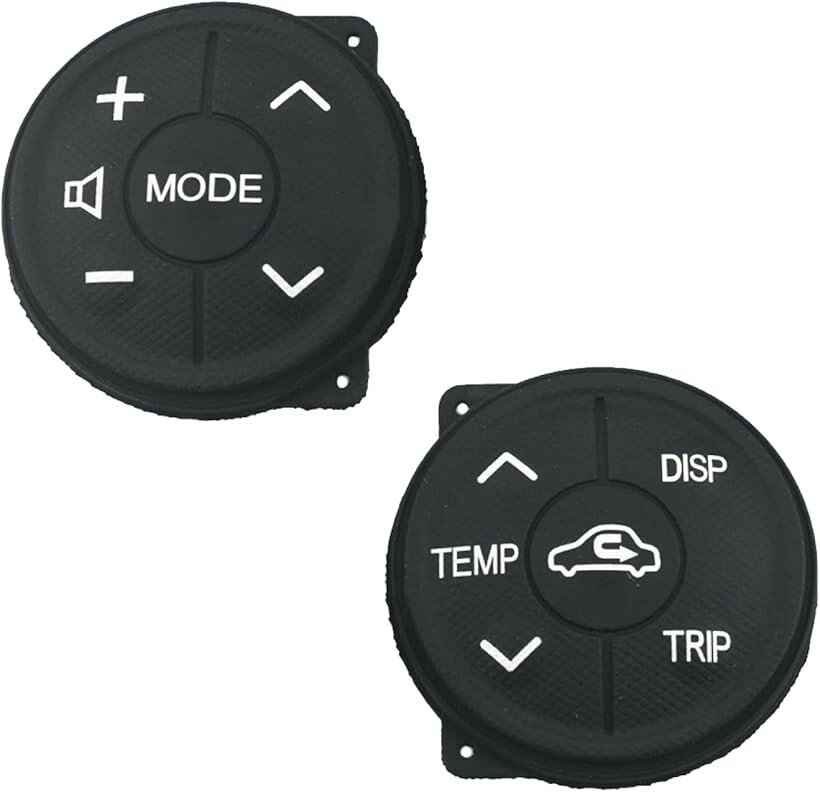 互換品 互換 プリウス 30 後期 ステアリング スイッチ 交換 ラバー 左右 セット ハンドル ボタン トヨタ アクア ZVW30 α 社外品