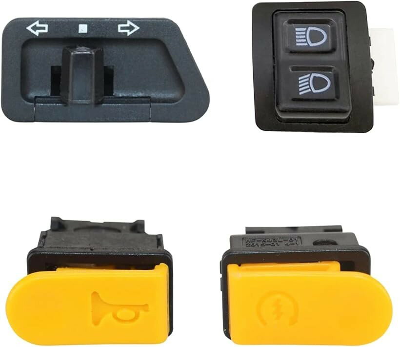 互換品 ハンドル スイッチ ホンダ DIO ディオ 交換 AF27 AF28 AF34 AF35 セル ウィンカー ホーン ライト セット (多色)