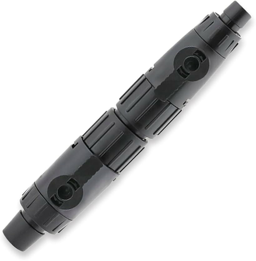 バリエーションコード : 2b9tj1094q商品コード2b9tj228yq商品名ホース ジョイント ダブルタップ 水槽 外部フィルター コネクター 接続 汎用 12/16-16/22変換用 単品ブランドSALUDABLEカラーブラックサイズ等12/16-16/22変換用 単品便利な水流制御と簡単接続: 「ダブルタップコネクターを利用すれば、水流のON/OFFが簡単に制御できます。ネジ式の接続部は、12mmおよび16mmのホースに対応しており、工具不要で誰でも簡単に取り付け可能。メンテナンス時の水漏れを防ぎながら、水の流れを管理できます。」高品質で安心の水漏れ防止機能: 「精密に設計されたダブルタップコネクターは、すべての接続点において高い水密性を確保。外部フィルターの取り外し時も水漏れの心配が少なく、長期間にわたって安心してご使用いただけます。特に水槽の清掃や水替えの際にその効果を発揮します。」直感的な操作とユーザーフレンドリーな設計: 「直感的に操作できるコック式レバーを装備しており、手袋をしていても滑らかに開閉可能。操作が容易なため、老若男女問わずにお使いいただけます。アクアリウムの日常管理をもっと手軽に、もっと楽しくします。」効率的なメンテナンスを支援: 「ダブルタップの設置は、水槽のメンテナンス作業を大幅に効率化。水の流れを素早く止めて作業を安全に行えるため、水槽内の生物へのストレスを抑え、美しい水景を長く保つことができます。」［同径コネクター］：ホース径 内径12mm外径16mm用［同径コネクター］：ホース径 内径16mm外径22mm用［異径コネクター（変換用）］ホース径 内径12mm外径16mm - 内径16mm外径22mm※ 他ネットショップでも併売しているため、ご注文後に在庫切れとなる場合があります。予めご了承ください。※ 品薄または希少等の理由により、参考価格よりも高い価格で販売されている場合があります。ご注文の際には必ず販売価格をご確認ください。※ 沖縄県、離島または一部地域の場合、別途送料の負担をお願いする場合があります。予めご了承ください。※ お使いのモニタにより写真の色が実際の商品の色と異なる場合や、イメージに差異が生じることがあります。予めご了承ください。※ 商品の詳細（カラー・数量・サイズ 等）については、ページ内の商品説明をご確認のうえ、ご注文ください。※ モバイル版・スマホ版ページでは、お使いの端末によっては一部の情報が表示されないことがあります。すべての記載情報をご確認するには、PC版ページをご覧ください。