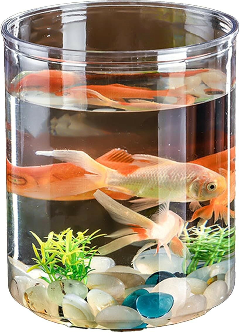 バリエーションコード : 2b9gdny3nn商品コード2bup30iqvk商品名金魚鉢 丸型水槽 プラスチック 小型水槽 メダカ ベタ エビ 飼育 ボウル アクアリウムブランドAlpha Depotカラークリアサイズ等筒型 L「透明度が高い素材で美しさを演出」高透明度のPET素材を使用し、光をたっぷり通すことで、水中の植物や生き物をより美しく魅せます。滑らかな丸型フォルムは、お部屋のインテリアにも馴染みやすく、おしゃれな空間を演出。水耕栽培や観賞魚の飼育にも適した多用途なデザインです。「広い入口でお手入れ簡単」開発段階から広口設計にこだわり、手が底まで届くため、掃除がラクラク。さらに、安定感のあるサイズで倒れにくく、安全に使用できます。水の入れ替えやレイアウトの変更もスムーズにできるので、長く快適にお使いいただけます。「大容量のプラスチック水槽」高強度PET素材を採用した大容量の水槽で、軽量ながらしっかりとした耐久性を備えています。メダカや金魚、エビなどの水生生物の飼育にぴったり。持ち運びも簡単なので、水槽のレイアウト変更や掃除もストレスなく行えます。「インテリアとしても楽しめる」水を入れて花を浮かべたり、苔や小石を入れて自分だけの水景を作ったりと、インテリアグリーンとしても活用可能。多肉植物の鉢や水耕栽培用の花瓶としても使え、リラックスできる空間を演出できます。「商品詳細」素材：高品質ポリエチレンテレフタレート + ポリプロピレン / サイズ：商品画像5枚目をご覧ください「オリジナルパッケージで配送します」本製品はAlpha Depotブランドのオリジナルパッケージに包んでお客様の元へ大切にお届けいたします。商標登録第6799249号※ 他ネットショップでも併売しているため、ご注文後に在庫切れとなる場合があります。予めご了承ください。※ 品薄または希少等の理由により、参考価格よりも高い価格で販売されている場合があります。ご注文の際には必ず販売価格をご確認ください。※ 沖縄県、離島または一部地域の場合、別途送料の負担をお願いする場合があります。予めご了承ください。※ お使いのモニタにより写真の色が実際の商品の色と異なる場合や、イメージに差異が生じることがあります。予めご了承ください。※ 商品の詳細（カラー・数量・サイズ 等）については、ページ内の商品説明をご確認のうえ、ご注文ください。※ モバイル版・スマホ版ページでは、お使いの端末によっては一部の情報が表示されないことがあります。すべての記載情報をご確認するには、PC版ページをご覧ください。