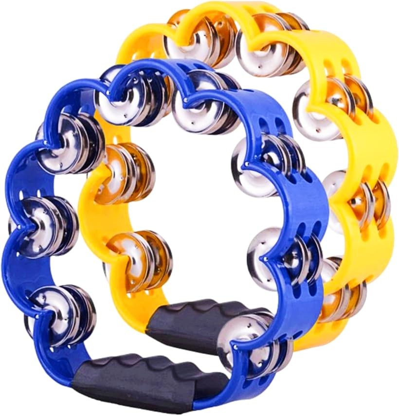 バリエーションコード : 2brrr1xssx商品コード2b9wh2ioxg商品名タンバリン 2個セット 楽器 パーカッション カラオケ 宴会 体育祭 学校行事向けブランドmerrytimeカラーイエロー+ブルー「軽量で鳴らしやすい2個セット」初めてタンバリンを使う方や音楽教育・リズム練習にも扱いやすい丸型の打楽器です。約21cmの本体に16組のジングルを備え、振る動きでも手で叩く動きでもリズムが取りやすい構成。音楽教育、練習用、学校行事、家庭での音遊びなど、複数人で分けて使う場面に向いています。「カラオケや宴会で使いやすい」カラオケ、パーティー、宴会、ライブ鑑賞、応援など、歌や手拍子に合わせて音を足したい場面に使えるパーカッションです。軽く振ると細かな音、強めに振ると存在感のある音が出やすく、友人同士や家族で1つずつ持つ使い方にも合います。二次会や地域イベントの雰囲気づくりにも取り入れやすい内容です。「色分けできる3バリエーション」配色はローズレッドとホワイト、レッドとブラック、イエローとブルーの3種類です。2色1組なので、音楽教育やリトミックでパートを分けたい時にも使いやすく、体育祭、運動会、学校行事、チーム練習などで視覚的に役割を伝えやすい構成。幅広い年代の方が扱いやすいサイズ感です。「音量と用途を事前に確認」16組のジングルにより音は大きめに鳴りやすいため、集合住宅や夜間の使用では周囲への配慮が必要です。細かな音質を選ぶ専門演奏向けではなく、カラオケセットの一部、イベント、リズムトレーニング、音楽授業、家庭での音遊びなど、扱いやすさを重視する場面に向いています。「商品詳細」サイズ：約21x21x4.5cm　重量：約430g　素材：プラスチック 金属製ジングル　カラー：ローズレッドとホワイト レッドとブラック イエローとブルー　数量：2個　セット内容：タンバリン2個。＊サイズについては手作業での採寸の為、若干の誤差が生じる場合がございます。※ 他ネットショップでも併売しているため、ご注文後に在庫切れとなる場合があります。予めご了承ください。※ 品薄または希少等の理由により、参考価格よりも高い価格で販売されている場合があります。ご注文の際には必ず販売価格をご確認ください。※ 沖縄県、離島または一部地域の場合、別途送料の負担をお願いする場合があります。予めご了承ください。※ お使いのモニタにより写真の色が実際の商品の色と異なる場合や、イメージに差異が生じることがあります。予めご了承ください。※ 商品の詳細（カラー・数量・サイズ 等）については、ページ内の商品説明をご確認のうえ、ご注文ください。※ モバイル版・スマホ版ページでは、お使いの端末によっては一部の情報が表示されないことがあります。すべての記載情報をご確認するには、PC版ページをご覧ください。＊merrytimeブランドは、贈り物にも使いやすい上品なオリジナルパッケージでお届けします。「merrytime」は日本国内で商標登録済み、国内企業が運営しており、多くのお客様に選ばれてきたブランドです。