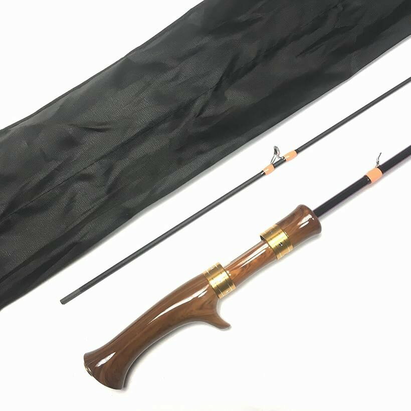 ルアーロッド トラウトロッド エリアトラウト 渓流ロッド バスロッド 岩魚 ニジマス (6.5ft(1.98m)ベイトロッド2ピース(L), 6.5ft)