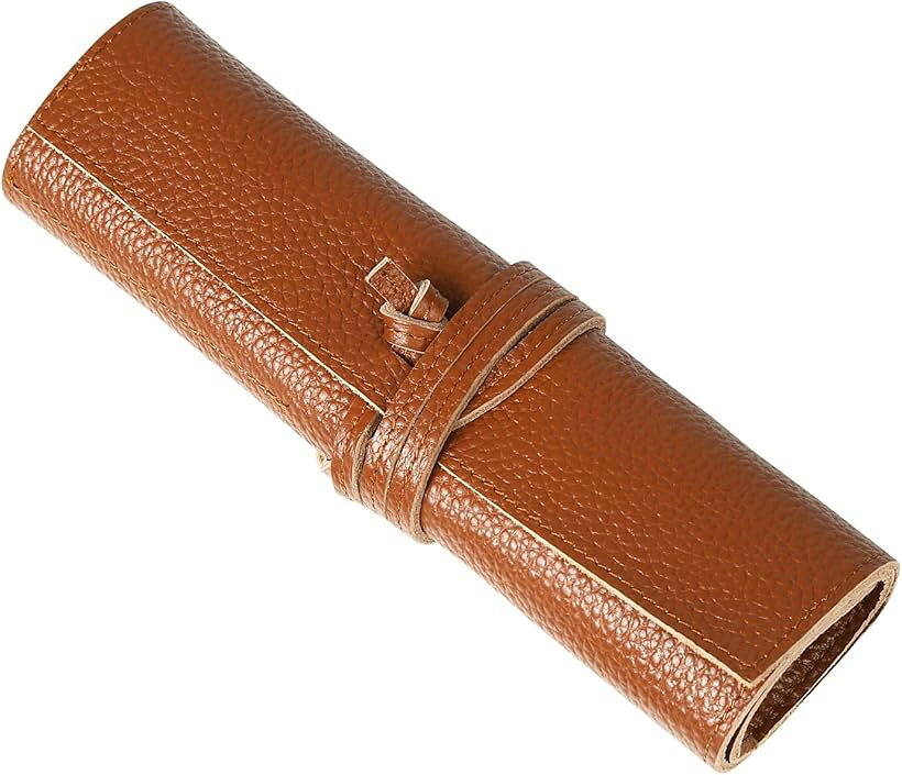 ロールペンケース 本革 ブラウン RPC-02 Brown (Brown)