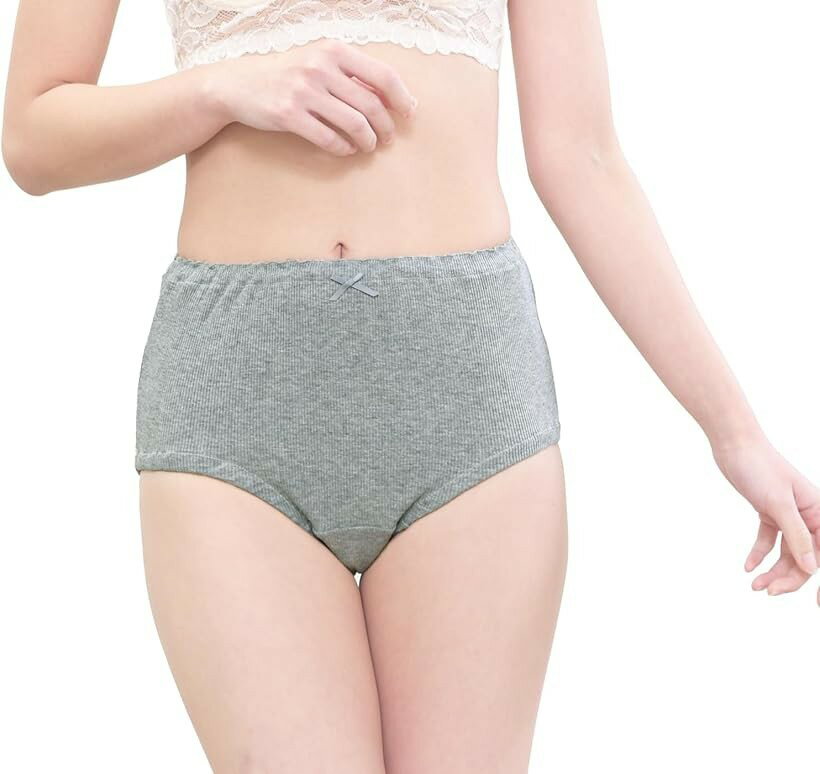 レディース 日本製 ショーツ パンツ 綿100 コットン リブ ゆったり 楽ちん 無地 リ...