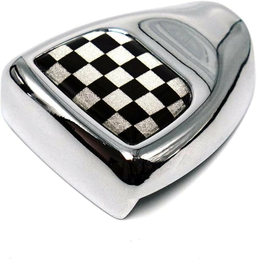 スカイベル エンジンスタートボタン カバー ミニクーパー f54 f55 f56 f57 f60 bmw mini 対応 アクセサリー グッズ (チェッカー)