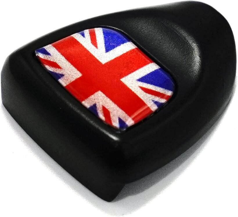 スカイベル エンジンスタートボタン カバー ミニクーパー f54 f55 f56 f57 f60 bmw mini 対応 アクセサリー グッズ (ユニオンジャック「ブラック」)