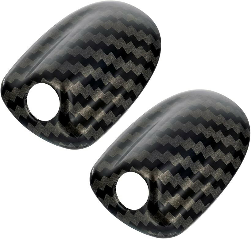 スカイベル ウォッシャーノズル カバー キャップ ミニクーパー bmw mini f54 f55 f56 f57 f60 対応 アクセサリー 車 便利グッズ (カーボンデザイン)
