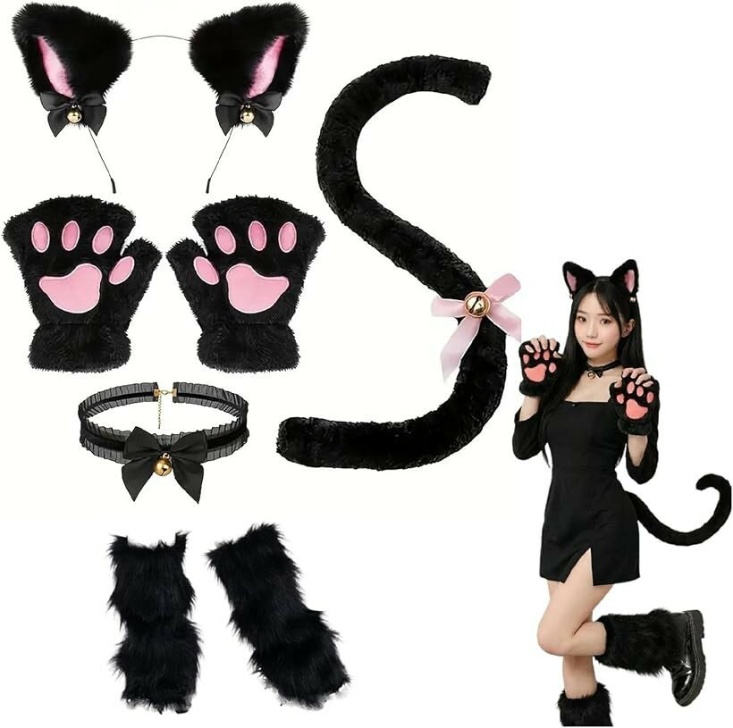 楽天市場】猫耳 セット 首輪の通販