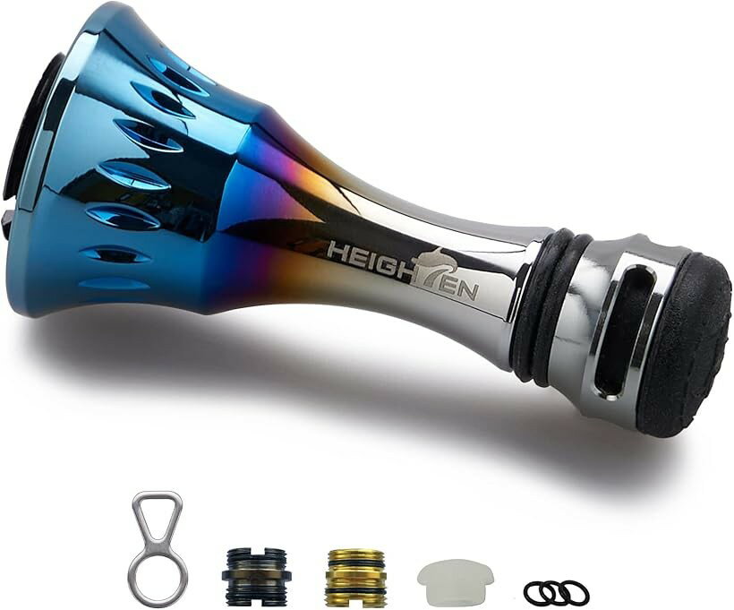 Reel - 38mm リール スタンド シマノ SHIMANO ダイワ DAIWA スピニングリール 通用 4.8g フックキーパー ラインストッパー ガンメタル 468 (ガンメタル)