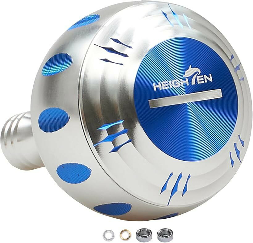 バリエーションコード : 2b4oc2rgjj商品コード2b4o33n261商品名35mm パワー リール ハンドル ノブ 17g シマノ ダイワ 通用 Shimano Type A Daiwa Type S 用 70航空アルミ製 Harmer Series V2.0ブランドHEIGHTENカラーシルバー/ブルーサイズ等35mm・「サイズ」直径35mm、長49mm「重量」19.5g「素材」70シリーズ航空アルミ・「付属品」ベアリング(ステンレス素材)2個、ワッシャー 5個、銅ブッシング1個。・「適応機種」DAIWA、SHIMANOのスピニングリールハンドル、ベイトリールハンドルに適用。・「商品特性」：綺麗な外観、高性能素材、CNC精密加工技術，丈夫で軽い、耐海水、耐腐食、錆付かない、耐久性、安定回転、滑り止め設計、キャップ緩み止め設計、コントロール性能上がり、人体工学設計で疲れない。※ 他ネットショップでも併売しているため、ご注文後に在庫切れとなる場合があります。予めご了承ください。※ 品薄または希少等の理由により、参考価格よりも高い価格で販売されている場合があります。ご注文の際には必ず販売価格をご確認ください。※ 沖縄県、離島または一部地域の場合、別途送料の負担をお願いする場合があります。予めご了承ください。※ お使いのモニタにより写真の色が実際の商品の色と異なる場合や、イメージに差異が生じることがあります。予めご了承ください。※ 商品の詳細（カラー・数量・サイズ 等）については、ページ内の商品説明をご確認のうえ、ご注文ください。※ モバイル版・スマホ版ページでは、お使いの端末によっては一部の情報が表示されないことがあります。すべての記載情報をご確認するには、PC版ページをご覧ください。