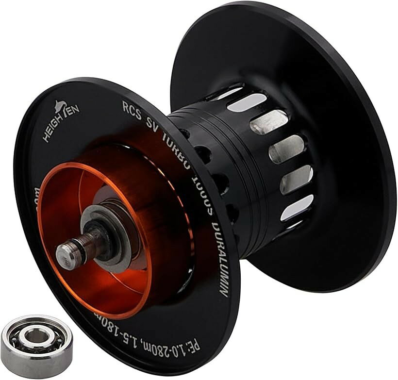 バリエーションコード : 2b95qgwul8商品コード2b95q4h8o2商品名リール スプール 深溝 PEライン専用 BOOST 2段階可動 ダイワ DAIWA ベイトリール 替えスプール ベアリング付き スティーズ/ジリオン/リョウガ/モアザン/シルバーウルフブランドHEIGHTENカラーセラミックス混合ベアリング内蔵 - ブラックサイズ等1000「用途」ダイワ (DAIWA) ベイトリール用 2段階可動 BOOST 1000S 深溝 「PEライン専用」 替えスプール 。「特徴」1)PEライン専用、2)BOOSTの2段階可動のブレーキ力を発揮、3)混合セラミックスのベアリング付属/NMBステンレス製ベアリング内蔵、4) 軽量。「寸法1」重量：9g (スプール本体) / 11.2g ( スプール本体 + セラミックス混合ベアリング内蔵1個 ) / 1.33g ( 外部のベアリング1個 )、材質：本体：ジュラルミン / ベアリング：混合セラミックスのベアリング。「寸法2」重量：11.8g ( スプール本体 + NMBステンレス製ベアリング内蔵1個 ) 、材質：本体：ジュラルミン / ベアリング：NMBステンレス製ベアリング。「糸巻量」(PE - m) 1.0 - 350 ， 2.0 - 180 ， 2.5 - 150 ， 1.5 - 230 ， 3.0 - 130「対応機種」16 スティーズ SV TW、 21 スティーズ LTD SV TW 、23 スティーズ A II TW、20 ジリオン 10.0 L/R SV TW、 21 ジリオン SV TW、 22 ジリオン TW HD、 ジリオン TW CUSTOM BODY、18 リョウガ、19 モアザン PE TW 、22 シルバーウルフ SV TW※ 他ネットショップでも併売しているため、ご注文後に在庫切れとなる場合があります。予めご了承ください。※ 品薄または希少等の理由により、参考価格よりも高い価格で販売されている場合があります。ご注文の際には必ず販売価格をご確認ください。※ 沖縄県、離島または一部地域の場合、別途送料の負担をお願いする場合があります。予めご了承ください。※ お使いのモニタにより写真の色が実際の商品の色と異なる場合や、イメージに差異が生じることがあります。予めご了承ください。※ 商品の詳細（カラー・数量・サイズ 等）については、ページ内の商品説明をご確認のうえ、ご注文ください。※ モバイル版・スマホ版ページでは、お使いの端末によっては一部の情報が表示されないことがあります。すべての記載情報をご確認するには、PC版ページをご覧ください。