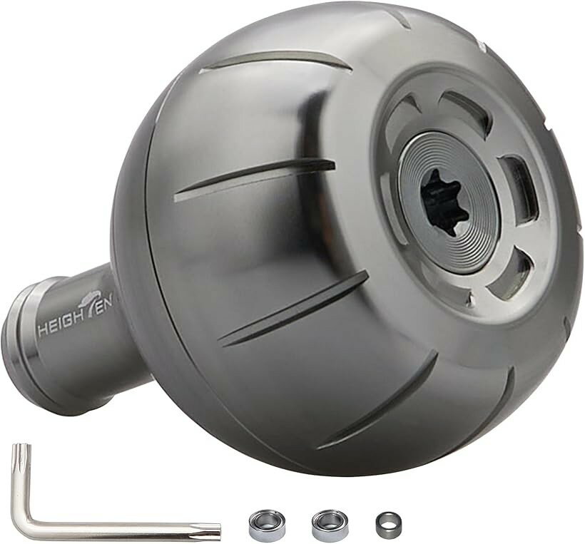 38mm リール ハンドル ノブ シマノ ダイワ 通用 Shimano Type Daiwa Gear Series 887 (ガンメタル)
