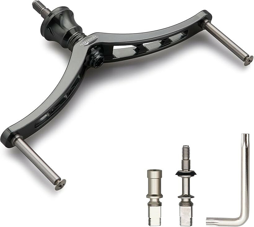 バリエーションコード : 2b2lxovi51商品コード2buh4lrujc商品名リール ハンドル ノブなし シマノ Shimano ダイワ DAIWA 通用 スピニングリール 用 103ブランドHEIGHTENカラー110mm - ダークグレー(22STELL「特徴」70アルミ合金材質、強度アップ、軽い、スカートDIY可能。「サイズ」ハンドル軸心距離80mm/92mm/95mm/98mm/110mm 「総重-ダイワ用」14.5g/25g/20.5g/19.5g/24.5g(ノブなし)「総重-シマノ用」19g/25g/25g/24g/29g(ノブなし) 「素材」70アルミ合金 。「付属」(ノブなし)SHIMANO ソケット1個、DAIWA ソケット1個、レンチ1個、ブッシング2個、ファッシャー10個。「適応機種」SHIMANO、DAIWAのねじ込み式のスピニングリールハンドルの交換に適用。※ 他ネットショップでも併売しているため、ご注文後に在庫切れとなる場合があります。予めご了承ください。※ 品薄または希少等の理由により、参考価格よりも高い価格で販売されている場合があります。ご注文の際には必ず販売価格をご確認ください。※ 沖縄県、離島または一部地域の場合、別途送料の負担をお願いする場合があります。予めご了承ください。※ お使いのモニタにより写真の色が実際の商品の色と異なる場合や、イメージに差異が生じることがあります。予めご了承ください。※ 商品の詳細（カラー・数量・サイズ 等）については、ページ内の商品説明をご確認のうえ、ご注文ください。※ モバイル版・スマホ版ページでは、お使いの端末によっては一部の情報が表示されないことがあります。すべての記載情報をご確認するには、PC版ページをご覧ください。