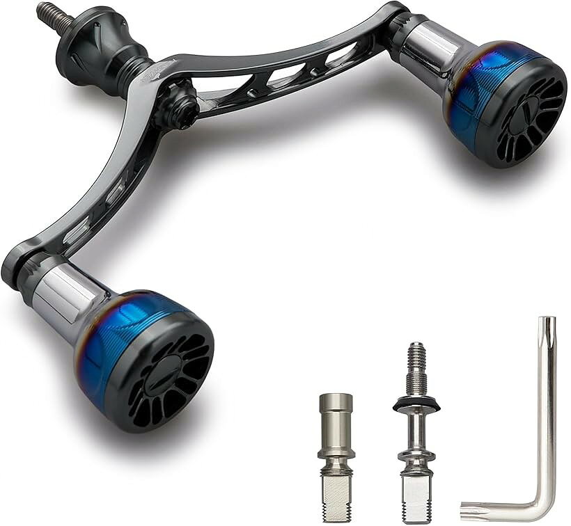 バリエーションコード : 2bk58i2ugs商品コード2but50sj5y商品名リール ハンドル シマノ Shimano ダイワ DAIWA 通用 スピニングリール用 Arch Engine Series 189ブランドHEIGHTENカラー110mm - ダークグレー(22STELL「特徴」V3.0スカート更新、V2.0T型ノブ。握る状態で外しにくい、滑りにくい。軽量で強度ハンドル、スカートDIY可能。「サイズ」ハンドル軸心距離98/110mm。「98mm総重」37g(ダイワ) / 41.5g(シマノ)「110mm総重」42.5g(ダイワ) / 47g(シマノ)「素材」航空アルミ。「適応機種」SHIMANO、DAIWA通用。SHIMANO、DAIWAのスピニングリールハンドルに適用。「付属」SHIMANO PART 1個、DAIWA PART 1個、レンチ1個。※ 他ネットショップでも併売しているため、ご注文後に在庫切れとなる場合があります。予めご了承ください。※ 品薄または希少等の理由により、参考価格よりも高い価格で販売されている場合があります。ご注文の際には必ず販売価格をご確認ください。※ 沖縄県、離島または一部地域の場合、別途送料の負担をお願いする場合があります。予めご了承ください。※ お使いのモニタにより写真の色が実際の商品の色と異なる場合や、イメージに差異が生じることがあります。予めご了承ください。※ 商品の詳細（カラー・数量・サイズ 等）については、ページ内の商品説明をご確認のうえ、ご注文ください。※ モバイル版・スマホ版ページでは、お使いの端末によっては一部の情報が表示されないことがあります。すべての記載情報をご確認するには、PC版ページをご覧ください。