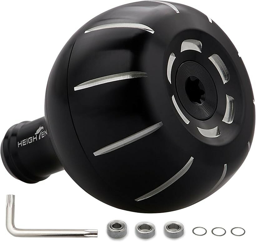 バリエーションコード : 2bux3xqxh3商品コード2bux3oj8n9商品名42mm リール ハンドル ノブ シマノ ダイワ 通用 Shimano Type B Daiwa Type L 通用 Gear SeriesブランドHEIGHTENカラーブラック＆シルバー「特徴」42mmパワーハンドルノブ。シマノ Type B ダイワ Type L ノブ通用。「サイズ」直径42mm、長53mm「重量」26.5g「素材」70航空アルミ。「付属品」シマノ Type Bとダイワ Type L用5mmベアリング(ステンレス素材)3個、ワッシャー 2個。「適応機種」シマノSHIMANO(Type B)、ダイワDAIWA( Type L)のスピニングリールハンドル、ベイトリールハンドルに適用。※ 他ネットショップでも併売しているため、ご注文後に在庫切れとなる場合があります。予めご了承ください。※ 品薄または希少等の理由により、参考価格よりも高い価格で販売されている場合があります。ご注文の際には必ず販売価格をご確認ください。※ 沖縄県、離島または一部地域の場合、別途送料の負担をお願いする場合があります。予めご了承ください。※ お使いのモニタにより写真の色が実際の商品の色と異なる場合や、イメージに差異が生じることがあります。予めご了承ください。※ 商品の詳細（カラー・数量・サイズ 等）については、ページ内の商品説明をご確認のうえ、ご注文ください。※ モバイル版・スマホ版ページでは、お使いの端末によっては一部の情報が表示されないことがあります。すべての記載情報をご確認するには、PC版ページをご覧ください。