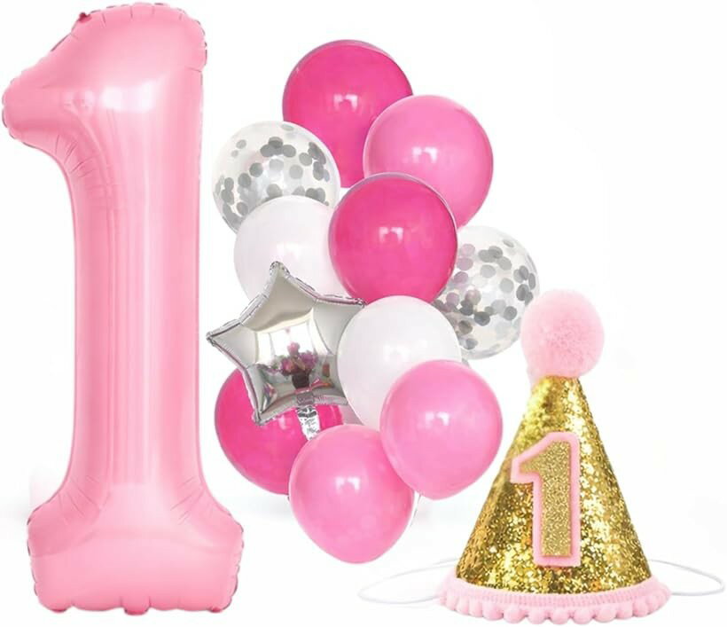 バリエーションコード : 2br3kvj2xj商品コード2br3d5o9oj商品名バースデー 飾り付け セット 誕生日 バルーン 帽子 セット 女の子 数字バルーン 写真撮影 a-b6398ブランドLumierechatカラーPinkサイズ等1歳「ファーストバースデーにぴったりのオールインワンセット」数字バルーン・カラーバルーン・誕生日ハットが全て揃ったセットです。これ1つで誕生日飾り付けと記念写真が簡単に完成します。「写真映え抜群。32インチの大型数字バルーン」存在感のある32インチ（約80cm）の数字バルーンで、年齢がひと目でわかる主役級デコレーション。SNS・記念フォトにピッタリです。「やさしいピンクカラーで、女の子の初めての誕生日にぴったり」ピンクで統一されたバルーンセットなので、組み合わせに悩む必要なし。膨らますだけで華やかな空間に大変身します。「ドレスやロンパースとも相性抜群のパーティーハット付き」誕生日ハットは、赤ちゃんに被せるだけで簡単に可愛く仕上がる撮影小物。手軽に用意できる価格なのに、写真映え・満足感は抜群。忙しいママ・パパでも簡単に特別な誕生日を演出できます。是非初めてのバースデーパーティーにご利用下さい。「商品仕様」(1)数字バルーン x1、ラテックスピンクバルーンセットx10枚、スター型アルミバルーン x1枚、誕生日パーティーハット x1個、イメージ：写真の通りです。＊お使いの端末画面によって色に若干の差異がある場合がございます。予めご了承ください。「Lumierechatセレクト商品、ショップタグ有」第5853154号 Lumierechat※ 他ネットショップでも併売しているため、ご注文後に在庫切れとなる場合があります。予めご了承ください。※ 品薄または希少等の理由により、参考価格よりも高い価格で販売されている場合があります。ご注文の際には必ず販売価格をご確認ください。※ 沖縄県、離島または一部地域の場合、別途送料の負担をお願いする場合があります。予めご了承ください。※ お使いのモニタにより写真の色が実際の商品の色と異なる場合や、イメージに差異が生じることがあります。予めご了承ください。※ 商品の詳細（カラー・数量・サイズ 等）については、ページ内の商品説明をご確認のうえ、ご注文ください。※ モバイル版・スマホ版ページでは、お使いの端末によっては一部の情報が表示されないことがあります。すべての記載情報をご確認するには、PC版ページをご覧ください。これ1セットで、忘れられないファーストバースデーを 初めての誕生日は、特別な思い出として写真に残したい。本商品は、膨らますだけ・被せるだけで、誰でも簡単に華やかな誕生日空間を作れるファーストバースデー専用セットです。写真映え抜群の32インチ大型数字バルーン 存在感たっぷりの32インチ（約80cm）数字バルーンで、年齢がひと目でわかる主役級デコレーション。カラーコーディネート済みバルーンセット ピンクで統一されたバルーンは、組み合わせを考える必要なし。膨らませるだけで、プロっぽい仕上がりに。被せるだけで可愛い誕生日ハット 1歳用のパーティーハット付き。赤ちゃんに優しく、写真撮影用小物としても大活躍。プチプラなのに大満足 手軽に用意できる価格なのに、飾り付け・写真撮影がこれ1つで完成。忙しいママ・パパにもおすすめです。
