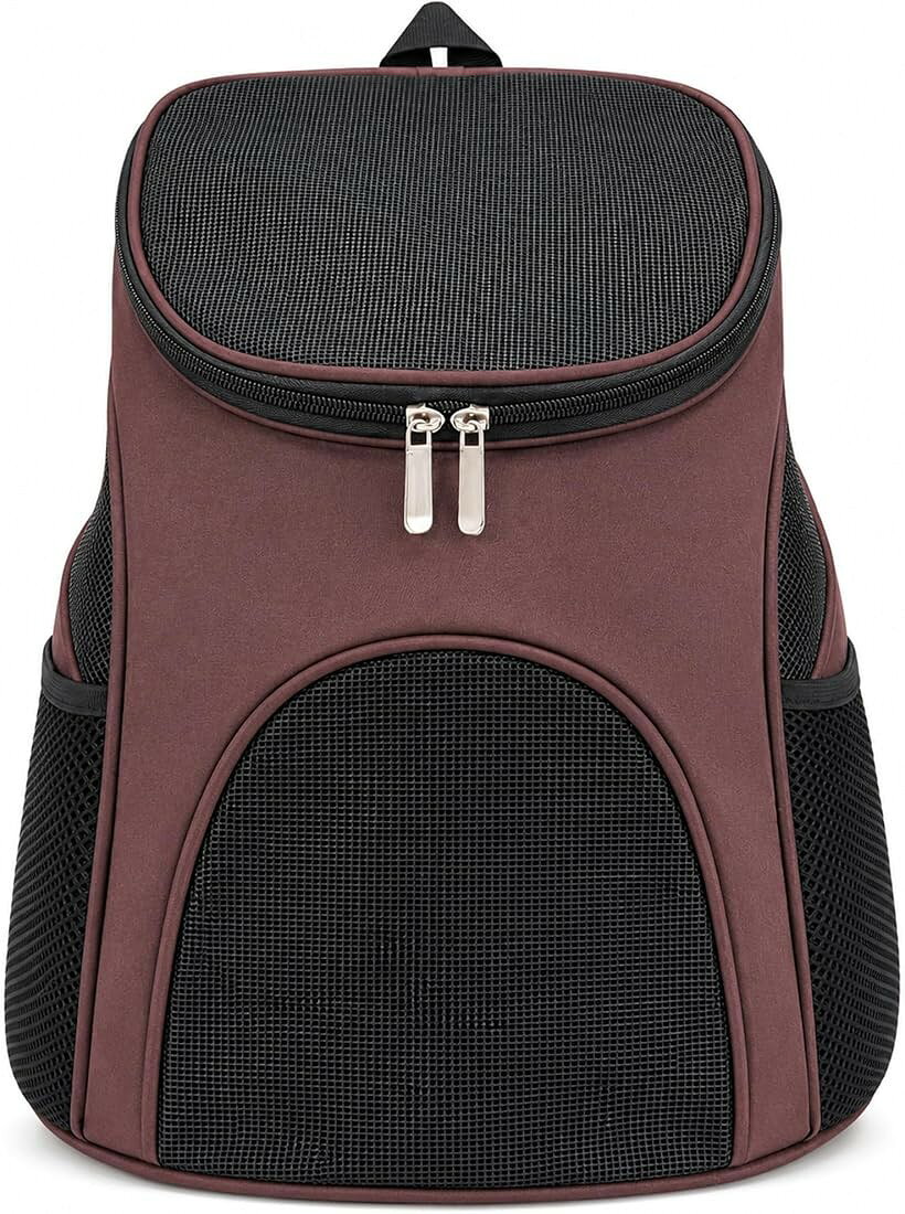 バリエーションコード : 2brnv6l9jq商品コード2brnv6o89d商品名ペットリュックキャリーバッグ 犬 猫 折りたたみ 通気性 収納 小型犬 旅行 通院 災害避難ブランドEKGARDEカラーブラウン サイズ等S通気性に優れたメッシュ素材: 上部と側面に通気性の高いメッシュ素材を採用し、内部の空気がこもりにくく、長時間の移動でも蒸れにくい環境を保てるため、季節を問わず安心して使用できます。外側からペットの様子を確認しやすい構造になっており、初めての移動や慣れない場所でも落ち着いて過ごせる点が特徴です。ブラック・ブルー・ブラウンの3色展開により、好みや使用シーンに合わせて選べる点も魅力です。軽量設計と組み合わせることで、飼い主にもペットにも扱いやすい快適なキャリースタイルを実現しています。2WAY仕様と安全設計: リュックと手提げの2WAY仕様により、移動シーンに合わせて使い分けができる便利な設計です。内部には飛び出し防止リードを備え、急な動きによる事故を防ぎながら安全に移動できます。出入り口は大きく開くダブルジッパーを採用し、ペットの出し入れがスムーズに行える点も魅力です。ショルダーベルトにはクッション素材を使用し、肩にかかる重さをやわらげる構造となっています。底面と背面にもクッションを配置し、ペットの体を優しく支えながら安定した姿勢を保てるよう配慮されています。軽量で折りたたみ可能: 本体は軽量素材で作られており、女性やお子さまでも扱いやすい点が特徴です。折りたたみ式のため、使用しない時はコンパクトに収納でき、玄関や車内でも場所を取りません。両サイドには小物を収納できるポケットを備えており、ペットシーツやおやつ、リードなどの持ち運びに便利です。耐摩耗性の高いナイロン素材を採用しているため、日常使いはもちろん、旅行やアウトドアでも安心して使用できます。ブラック・ブルー・ブラウンの3色は汚れが目立ちにくく、日常使いにも適しています。汚れた場合は手洗いで簡単にお手入れでき、清潔な状態を保ちやすい点も魅力です。多様なシーンで活躍: 通院・旅行・散歩・公共交通機関での移動・災害避難など、さまざまなシーンで活躍します。ペットが落ち着ける空間を確保しつつ、飼い主が扱いやすい構造を両立しているため、日常から緊急時まで幅広く対応できます。前抱っこ・おんぶの両方に対応し、状況に応じて使い分けができる点も便利です。ブラック・ブルー・ブラウンの色展開は、アウトドアや街中など使用シーンに合わせて選びやすく、どの色も長く使える落ち着いた印象です。型崩れしにくい構造で、移動中も安定した姿勢を保ちやすく、ペットが安心して過ごせるよう配慮されています。2サイズ展開で幅広い対応: 本製品はS・Lの2サイズ展開で、ペットの体格に合わせて選べます。Sサイズは横30x奥行24x高さ33cmで適正体重3kg以内、Lサイズは横36x奥行31x高さ45cmで適正体重6kg以内のペットに適しています。猫・小型犬・うさぎ・小動物など幅広い種類に対応し、日常の移動から旅行、通院までさまざまな用途で活躍します。ブラック・ブルー・ブラウンの3色から選べるため、ペットの毛色や飼い主の好みに合わせたコーディネートも楽しめます。軽量で扱いやすい設計により、快適で安全な移動をサポートするキャリーバッグです。※ 他ネットショップでも併売しているため、ご注文後に在庫切れとなる場合があります。予めご了承ください。※ 品薄または希少等の理由により、参考価格よりも高い価格で販売されている場合があります。ご注文の際には必ず販売価格をご確認ください。※ 沖縄県、離島または一部地域の場合、別途送料の負担をお願いする場合があります。予めご了承ください。※ お使いのモニタにより写真の色が実際の商品の色と異なる場合や、イメージに差異が生じることがあります。予めご了承ください。※ 商品の詳細（カラー・数量・サイズ 等）については、ページ内の商品説明をご確認のうえ、ご注文ください。※ モバイル版・スマホ版ページでは、お使いの端末によっては一部の情報が表示されないことがあります。すべての記載情報をご確認するには、PC版ページをご覧ください。通院やお出かけ、散歩、旅行など、ペットとの移動時に使いやすいリュック型キャリーです。背負って持ち運べるため、荷物がある日や移動中に両手を使いたい場面でも扱いやすい仕様です。上部には手提げ用の持ち手もあり、車への積み下ろしや室内での移動など、短い距離では手提げとしても使えます。猫、中小型犬、うさぎ、小型ペットの移動用として、日常の通院から外出まで幅広い場面で使いやすいペットリュックです。上面、前面、側面にメッシュを配置しているため、中の様子を確認しやすい構造です。移動中でもペットの様子を見やすく、室内や外出先で状態を確認したい時にも役立ちます。前面メッシュは正面から中を見やすく、上面メッシュはリュックを置いた状態でも中の様子を確認しやすい位置にあります。側面にもメッシュ部分があり、バッグ全体として空気が通りやすい作りになっています。ペットの様子を見ながら移動したい方に使いやすい設計です。SサイズとLサイズの2サイズ展開で、ペットの体格や用途に合わせて選べます。Sサイズは24x33x30cm、耐荷重3kg、Lサイズは31x45x36cm、耐荷重6kgです。猫、中小型犬、うさぎ、小型ペットなどの移動用として使えます。通院や近場のお出かけ用には扱いやすいサイズを、旅行や荷物が多い移動にはゆとりのあるサイズを選ぶなど、使用する場面に合わせて選びやすい仕様です。購入前には、ペットの体長や体高、体重を確認してからお選びください。収納スペースは、メイン収納1箇所と両サイド収納2箇所の構成です。メイン収納はペットが入る部分として使い、両サイド収納にはペットボトル、小物、タオル、ペット用シートなどを分けて入れやすい仕様です。通院時の診察券や外出時に使う小物類をまとめておきやすく、必要な物を取り出しやすい点も使いやすいポイントです。背負って移動するだけでなく、上部の持ち手で手提げとしても使えるため、場面に合わせて持ち方を変えられます。使わない時は折りたたんで収納できるため、玄関まわりや収納棚にも置きやすいペットリュックです。通院やお出かけ用として準備しておけば、必要な時に取り出して使いやすい仕様です。ブラウンカラーの落ち着いた見た目で、室内に置いてもなじみやすいデザインです。素材や梱包状態により、開封直後ににおいを感じる場合があります。その際は、風通しのよい場所でしばらく置いてからご使用ください。商品の仕様をご確認のうえ、ペットの体格に合わせてお選びください。